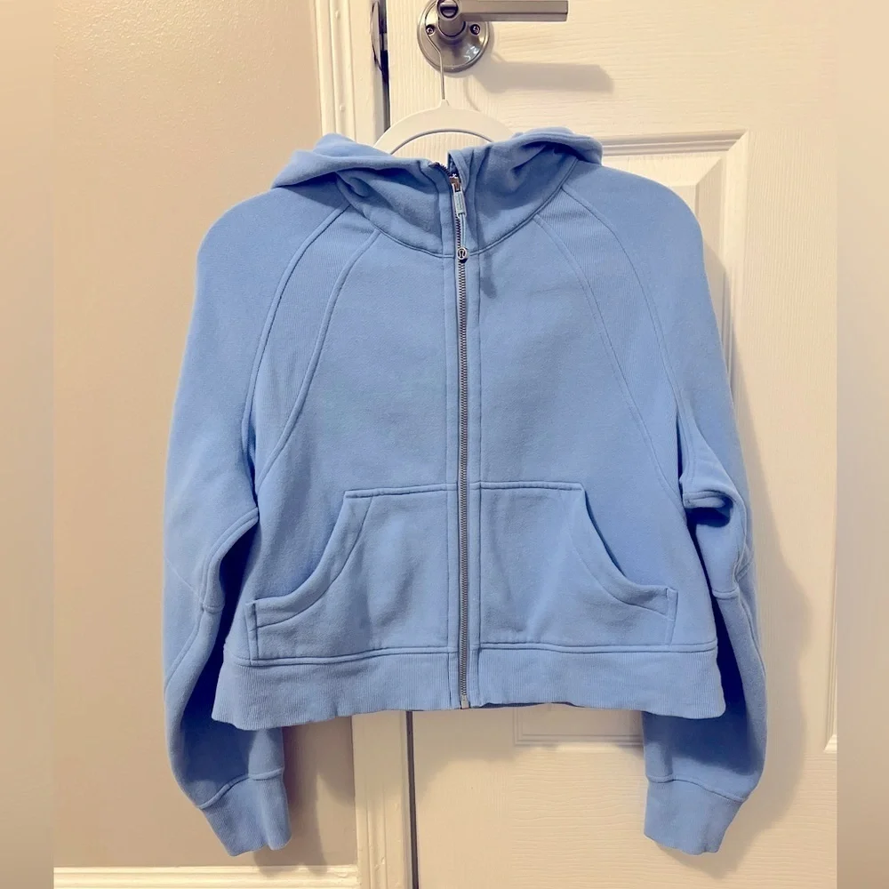 Lululemon Scuba Oversized Full-Zip Hoodie | Sinatra Blue - Picture 2 of 6